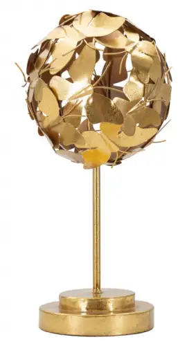 Decoratiune Butterly, Fier, Auriu, 40.5x19.5x19.5 cm