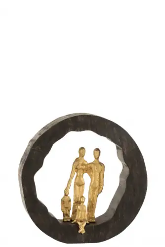 Figurina, Lemn, Negru, 29.5x8x29 cm