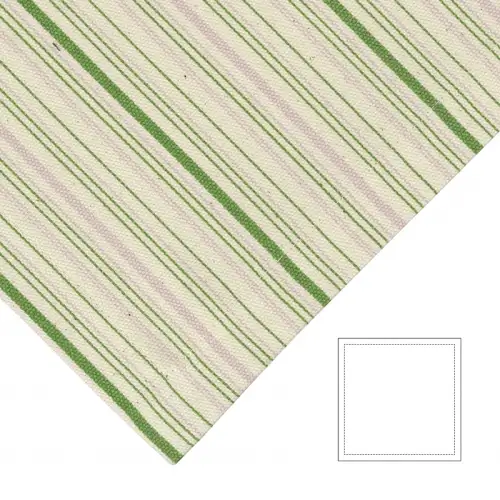 Servet de masa Bente, Bumbac Panza, Verde Roz, 40x40 cm