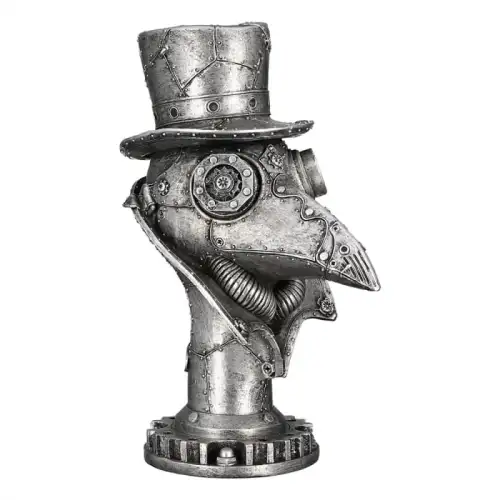 Decoratiune Steampunk Crow rasina, inaltime 23 cm