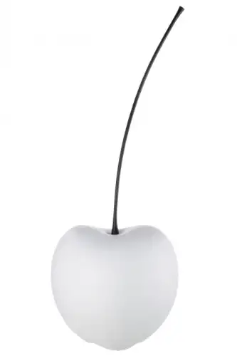 Figurina cherry, ceramica, alb negru, 32x90 cm