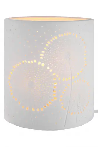 Lampa ELLIPSE DANDELION, portelan, 17 x 10 x 20 cm
