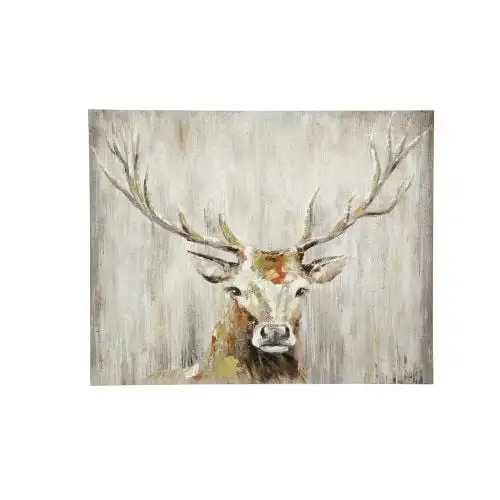 Tablou Deer Head, Panza, Multicolor, 2.8x99.5x80 cm