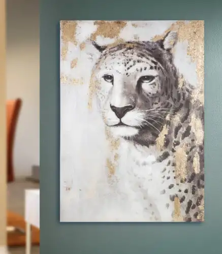 Tablou Gepard, Print, Multicolor, 100 cm