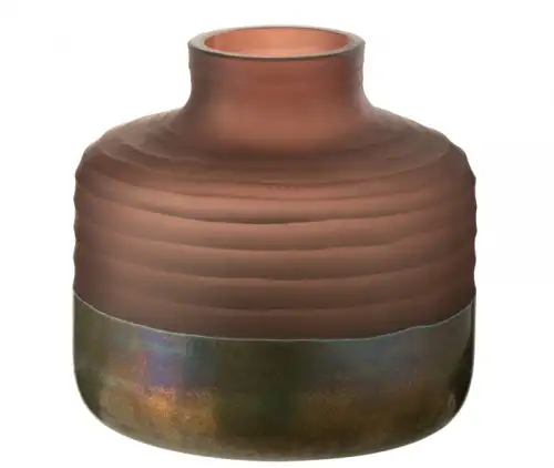 Vaza Matte, Sticla, Multicolor, 22x22x21 cm