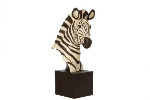 Zebra, Compozit, Alb , 32x15.5x50.5 cm