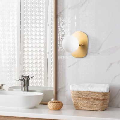 Aplica de perete, Opviq, 942FLG1374, Auriu
