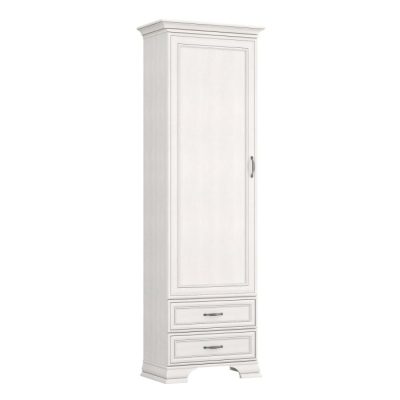 Biblioteca TIFFANY II, 1 usa, 2 sertare, crem fineline, 69x39,9x212,1 cm