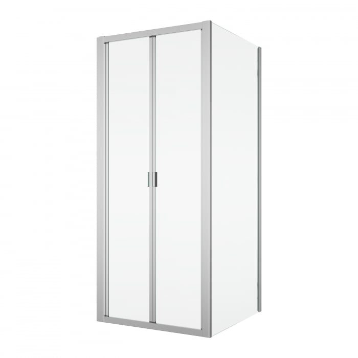 Cabina de dus 100x140 cm, cu usa pliabila culisanta, crom, Ronal Divera