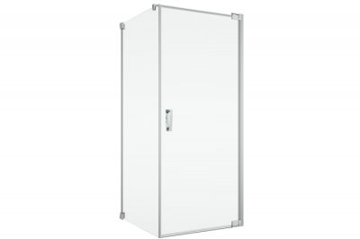 Cabina de dus 90x120 cm cu usa batanta si profil compensator, crom, instalare usa dreapta Ronal Cadura