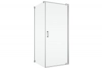 Cabina de dus 90x120 cm cu usa batanta si profil compensator, crom, instalare usa dreapta Ronal Cadura