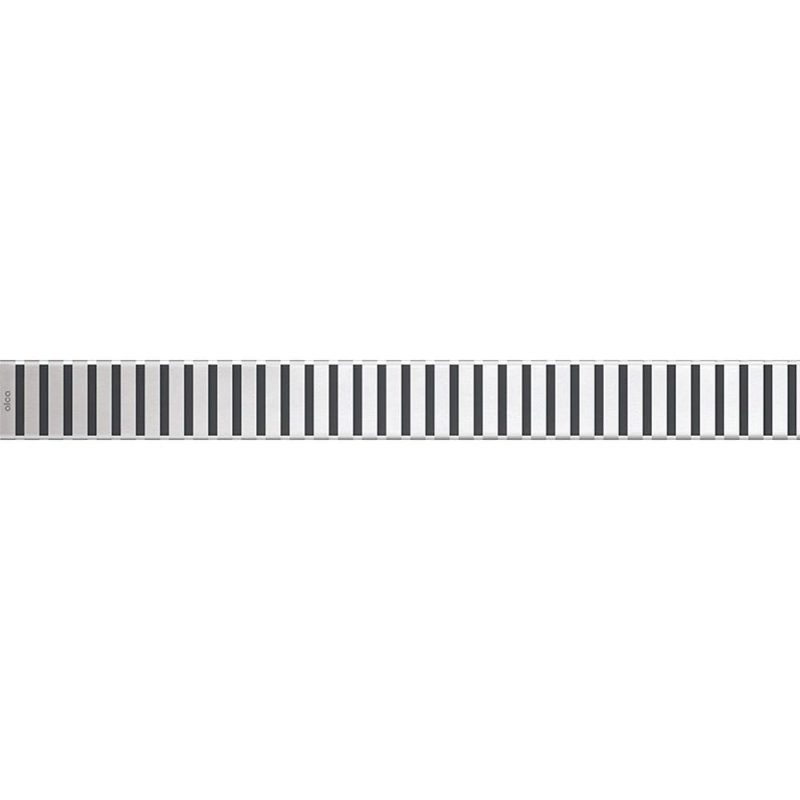 Capac pentru rigola dus din otel inoxidabil mat 650 mm Alcadrain LINE-650M