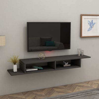 Comoda TV, Hanah Home, Muson, 18.2x120x29.6 cm, Antracit