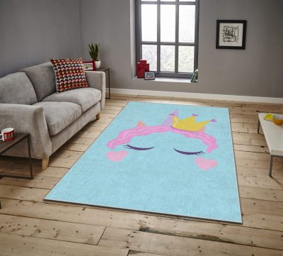 Covor pentru copii, Asr Crpt-40, 80x140 cm, Multicolor
