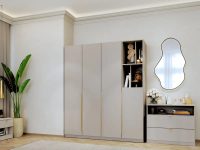 Dulap dormitor haine Bej/casmir 164 cm Auris