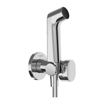 Dus igienic Hansgrohe S EcoSmart cu 1 jet, cu para, suport si furtun Bidette