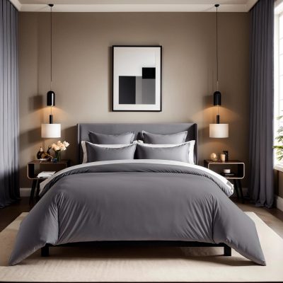 Husa de pilota Ranforce Single (DE), L'essentiel Maison, Tonne Grise, Gri