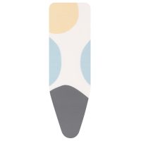 Husa pentru masa de calcat, Brabantia C, PerfectFlow Spring Bubbles, 124x45 cm, 4 mm spuma, bumbac