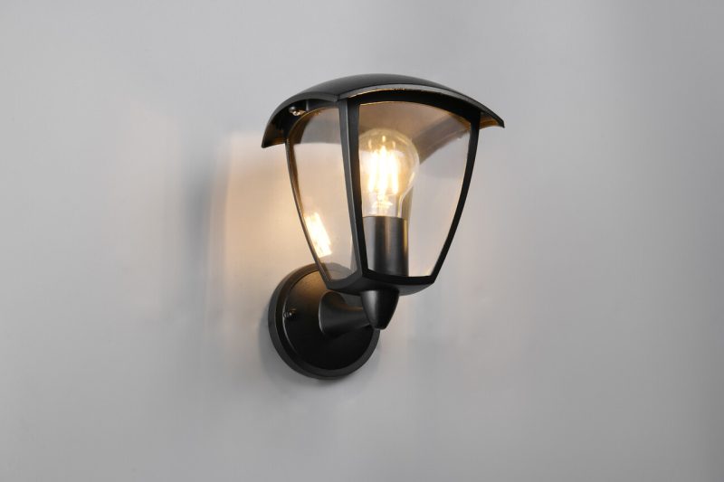 Lampa de gradina Venta, TRIO, 17x20x24 cm, 10W, 1x E27, aluminiu, negru mat