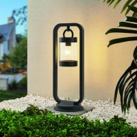 Lampadar de exterior Sambesi, TRIO, 23x21x60 cm, 28W, 1x E27, aluminiu, antracit
