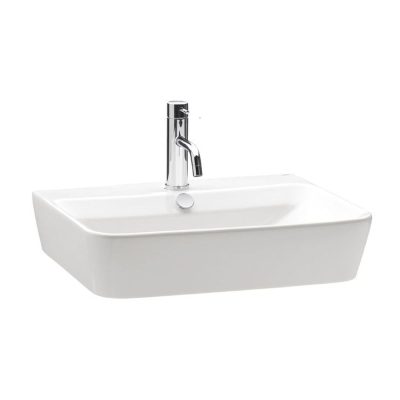 Lavoar suspendat alb 55 cm Gala Emma Square