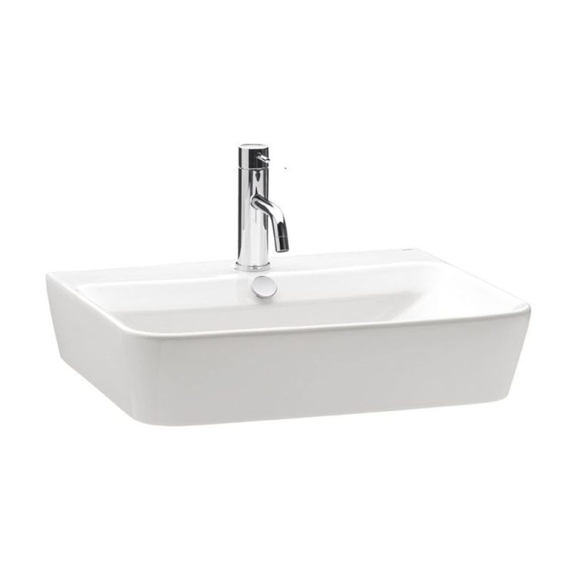 Lavoar suspendat alb 55 cm Gala Emma Square