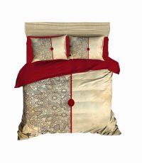 Lenjerie de pat dubla, L'essentiel Maison, 465, Red / Beige / Grey