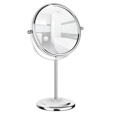 Oglinda cosmetica, Maximex, 7-fold, 20 x 12 x 31.5 cm, metal/sticla, gri