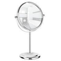 Oglinda cosmetica, Maximex, 7-fold, 20 x 12 x 31.5 cm, metal/sticla, gri