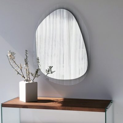 Oglinda decorativa, Hanah Home, Aqua A342, 75x55 cm, Transparent