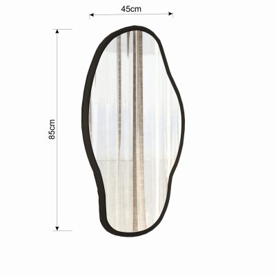 Oglinda decorativa, Hanah Home, Couldy, 45x85x2.2 cm, Transparent
