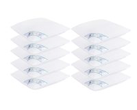 Pachet 10 Perne Medicinale Hipoalergenice SomnART 70x70cm, HypoallergenicMed, matlasate, lavabile la 95 de grade, fermitate medie spre tare