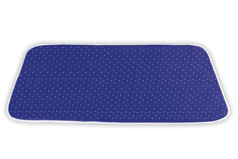 Patura pentru calcat, Maximex, Steam, 65 x 130 cm, bumbac/poliuretan, albastru/alb