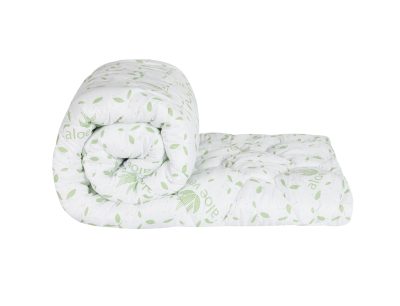 Pilota Aloe Vera 150×210, Somnart, matlasata, umplutura medie-groasa 300 gr/mp, pentru primavara – toamna