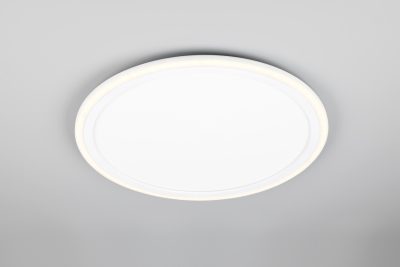 Plafoniera Cora, RL, 45x3 cm, 16W / 1.5W, 2x SMD, plastic, alb