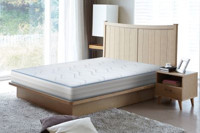 Saltea Argentum Therapy, Memory Arctic Gel, 80x190 cm, H 18 cm, Husa cu ioni de argint, Super Ortopedica, Anatomica