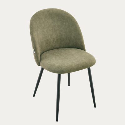 Scaun Fiora, Homla, 56x49x80 cm, metal/poliester, verde