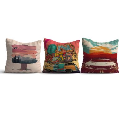 Set perne decorative	, HMI-KIR-122, Multicolor