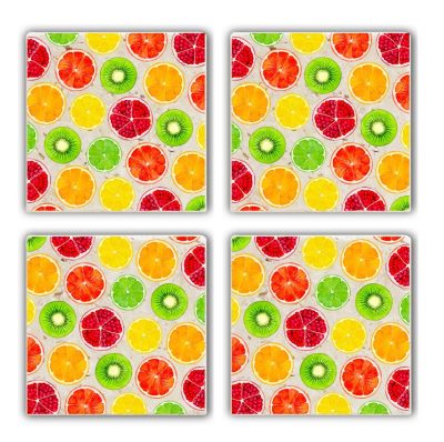 Set suporturi de pahare, Hermia, 366TYR1120, Multicolor