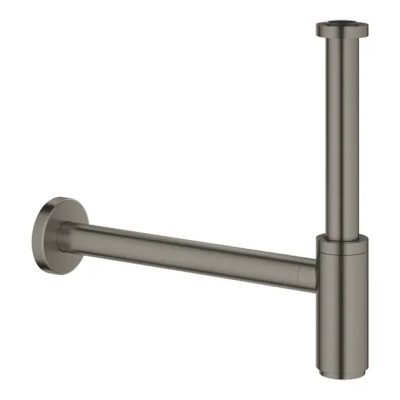 Sifon pentru lavoar, grafit periat, Grohe DN 32