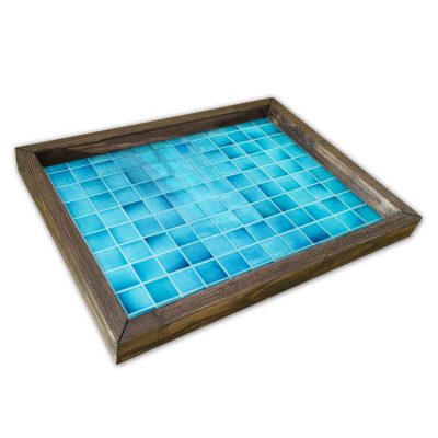 Tava pentru servire, AT-031, 30x40 cm, Multicolor